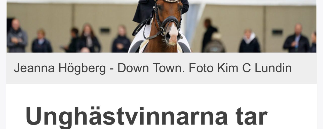 Unghästvinnarna tar över i mästerskapen – snart dags i Ermelo