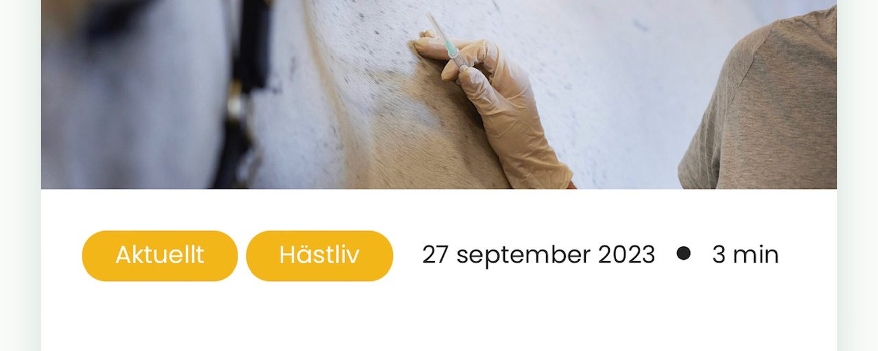 Dunstan rekommenderar vaccination mot kvarka