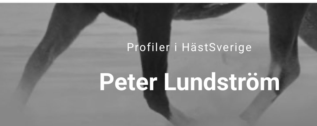 Peter Lundström – prioriterar anläggningar med bra underlag och hindermaterial